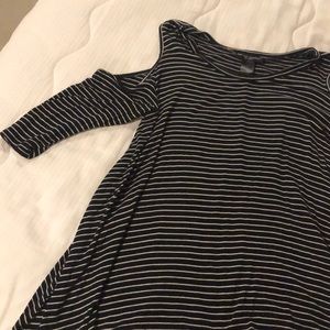 3/4 sleeved shirt with cut out shoulders